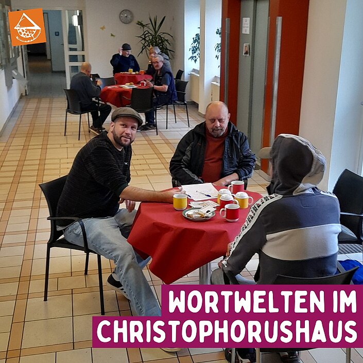 Der Künstler AndiSubstanz @lyrikkeller war zu Gast im Christophorushaus, um das Projekt „Poesie für die Szene –...